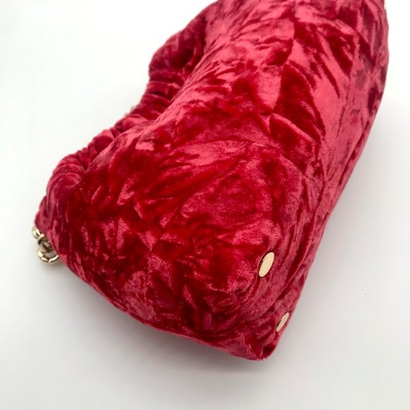 I.N.C. International Concepts Red Pepper Rennata Quilted Convertible Clutch - NW - Picture 6 of 11